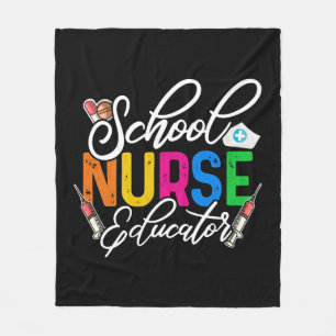Schulkrankenpfleger Krankenpflege Lehrer Fleecedecke