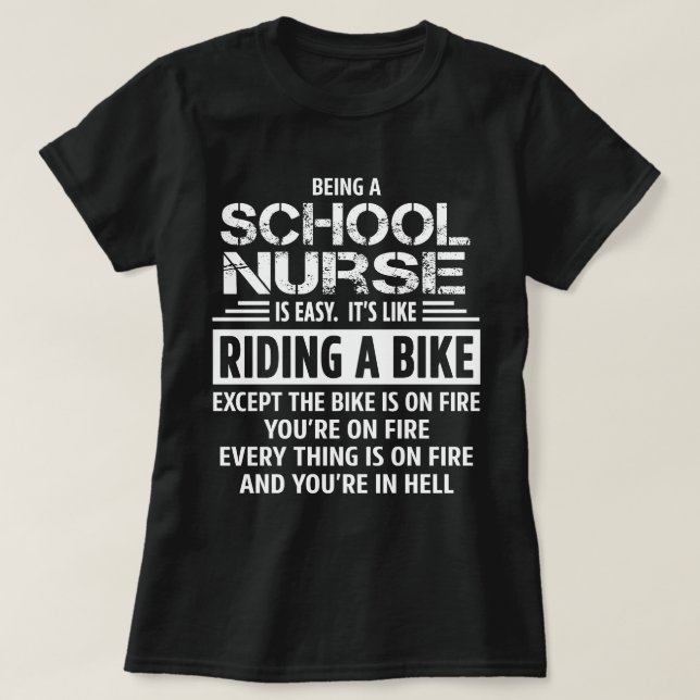 Schulkrankenpflegerin T-Shirt (Design vorne)