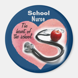 Schulkrankenschwester-Herz des Schulmagneten Magnet