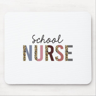 Schulkrankenschwester Leopardendruck Pflege Ck Zur Mousepad