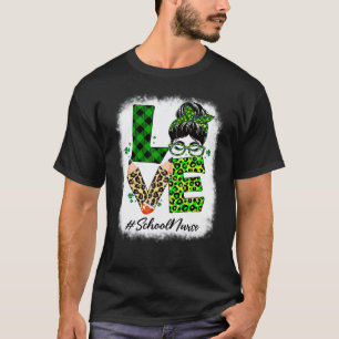 Schulkrankenschwester Liebe Frauen Gebleicht Zerza T-Shirt