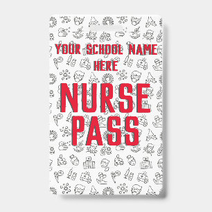 Schulkrankenschwester-Pass, anpassbar Ausweis