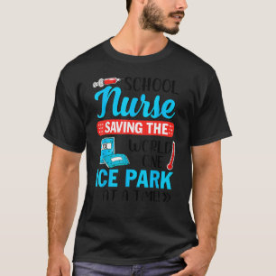 Schulkrankenschwester rettet die Welt, eine Kranke T-Shirt