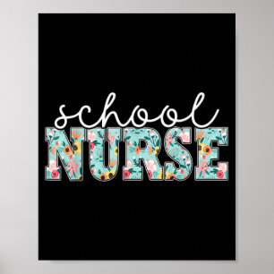 Schulkrankenschwester Schulärztin Beruf Schulkrank Poster