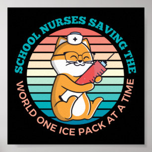 Schulkrankenschwestern retten die Welt, eine Eis-K Poster