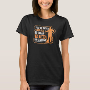 Schulkrankenwertschätzung für einen Janitor T-Shirt