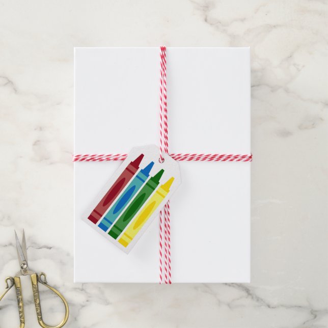 Schulkrebse Personalisiert Geschenkanhänger (Mit Garn)