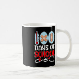 Schulkur 100 Tage Schulzeit LIEBE Stethoscope N Kaffeetasse