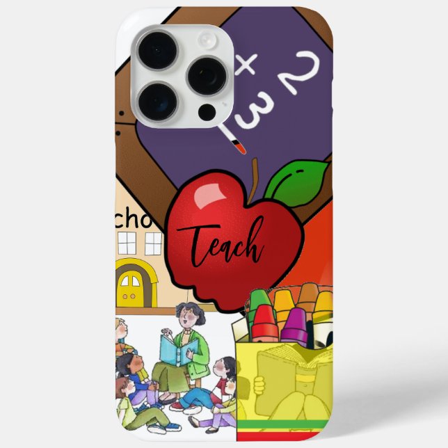 Schullehrer Case-Mate iPhone Hülle (Rückseite)