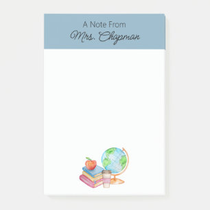 Schullehrer - Nachhinweise Post-it Klebezettel