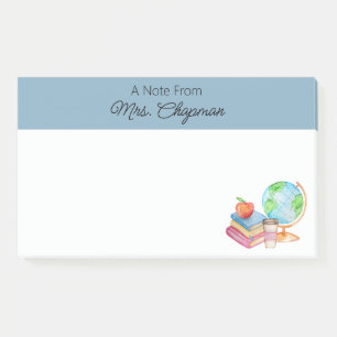 Schullehrer - Nachhinweise Post-it Klebezettel