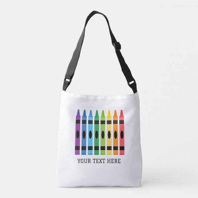 SCHULLEHRER TOTE BAG TRAGETASCHEN MIT LANGEN TRÄGERN (Rückseite)