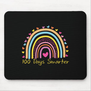 Schullehrertag 100 Tage intelligenter Regenbogen Mousepad