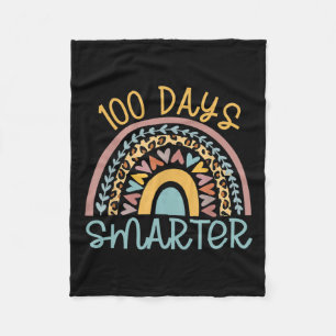 Schullehrertag 100 Tage Smarter Leopard Rai Fleecedecke