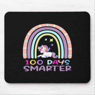 Schullehrertag 100 Tage Smarter Regenbogen Uni Mousepad