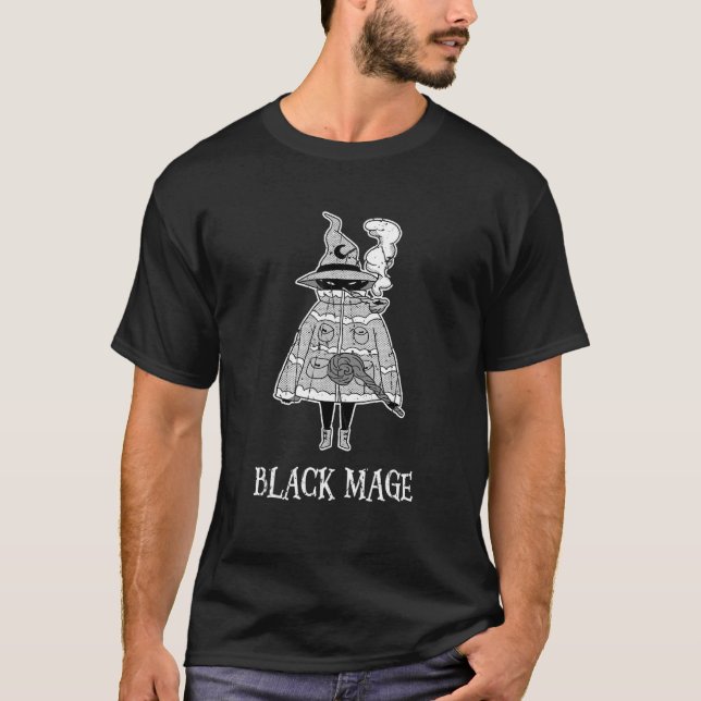 Schulleiter von Black Mage T-Shirt (Vorderseite)