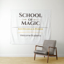 Schulmagie-Wandteppich Klassenzimmer-Dekoration Po