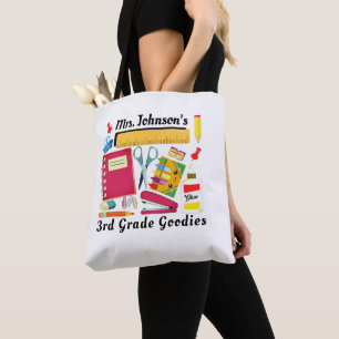 Schulmaterial der dritten Klasse Tasche