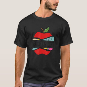 Schulmaterial zurück zum Schullehrerleben T-Shirt