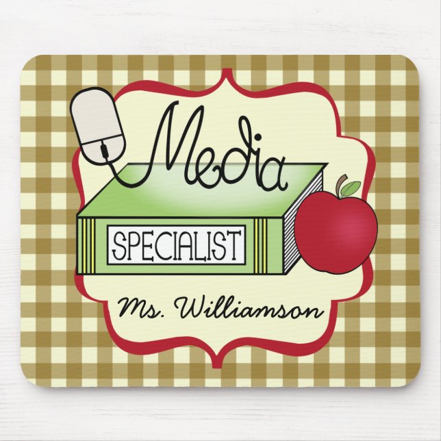 Schulmedium-Spezialisten-Mausunterlage Mousepad (Vorne)