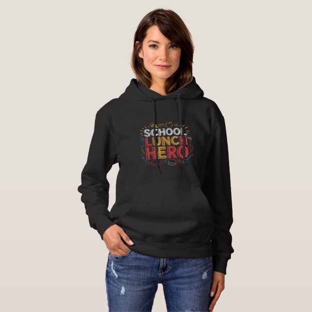 Schulmittagsheld Hoodie (Vorne ganz)