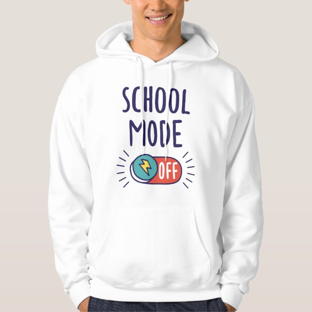 Schulmodus Hoodie (Vorderseite)
