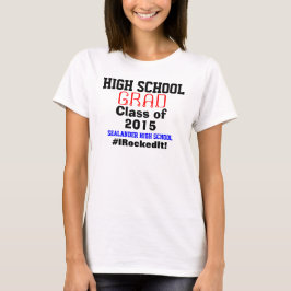 Schulname des Abschlusses im Schuljahr T-Shirt