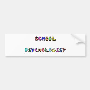 SCHULpsychologe Autoaufkleber
