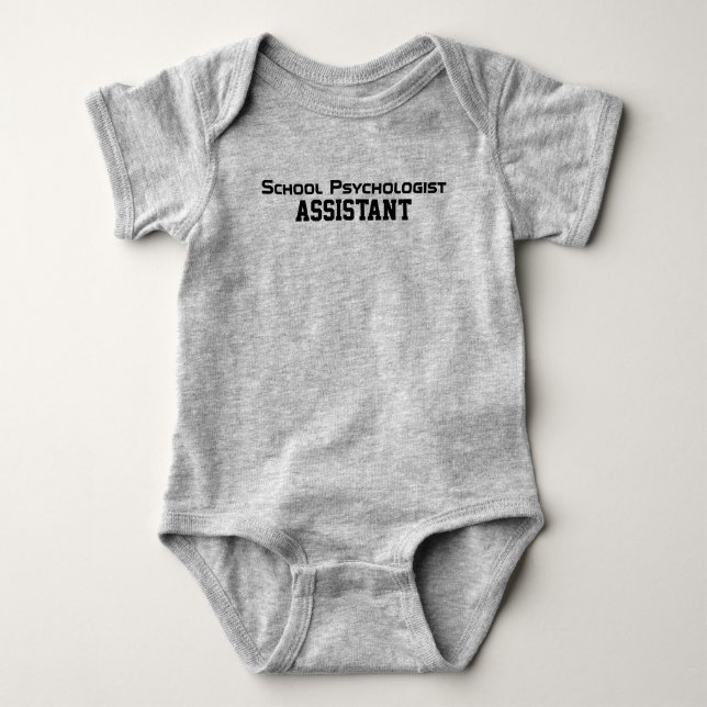 Schulpsychologe-behilflicher Baby-Bodysuit Baby Strampler (Vorderseite)