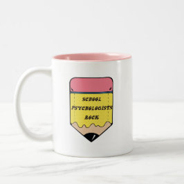 SCHULpsychologe-FELSEN Zweifarbige Tasse