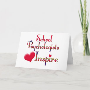 Schulpsychologen Inspiriert Feiertagskarte