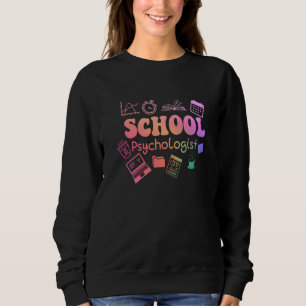 Schulpsychologen-Leben Zurück zur Schule Team Sweatshirt