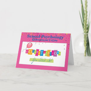 Schulpsychologie-Abschluss-Karte Karte
