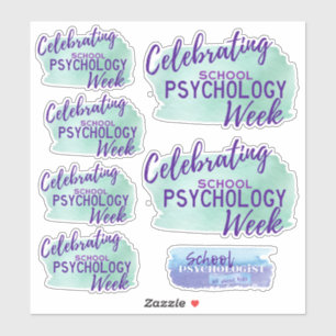Schulpsychologie-Weekennzeichen Aufkleber