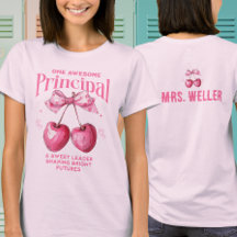 Schulrektorin Cute Pink Coquette Cherry
