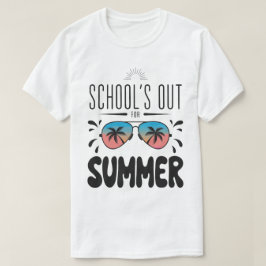 Schulschluss - Sommerferien für Lehrer am Strand T-Shirt