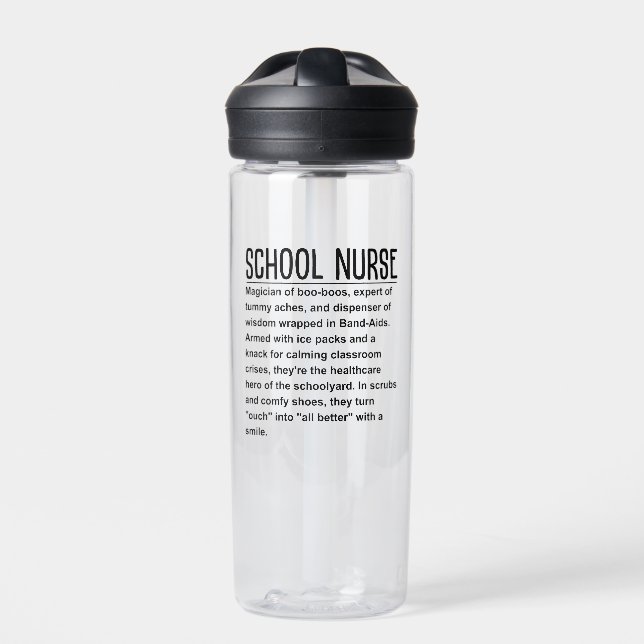 Schulschwester Trinkflasche (Vorderseite)