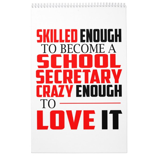 Schulsekretär Calendar Funny Gift für Kalender (Titelbild)