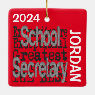 Schulsekretär CUSTOM Keramikornament