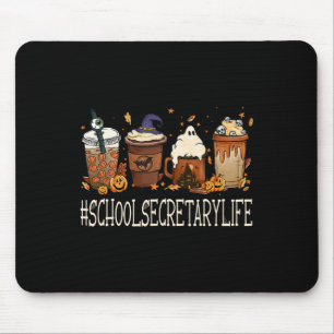 Schulsekretär Horror Fall Kaffeepause Pump Mousepad