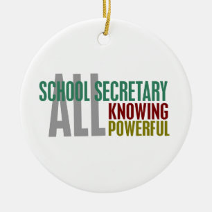 Schulsekretär Keramikornament