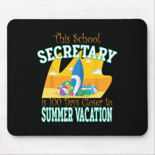 Schulsekretär - Spaß am 100. Schultag Mousepad