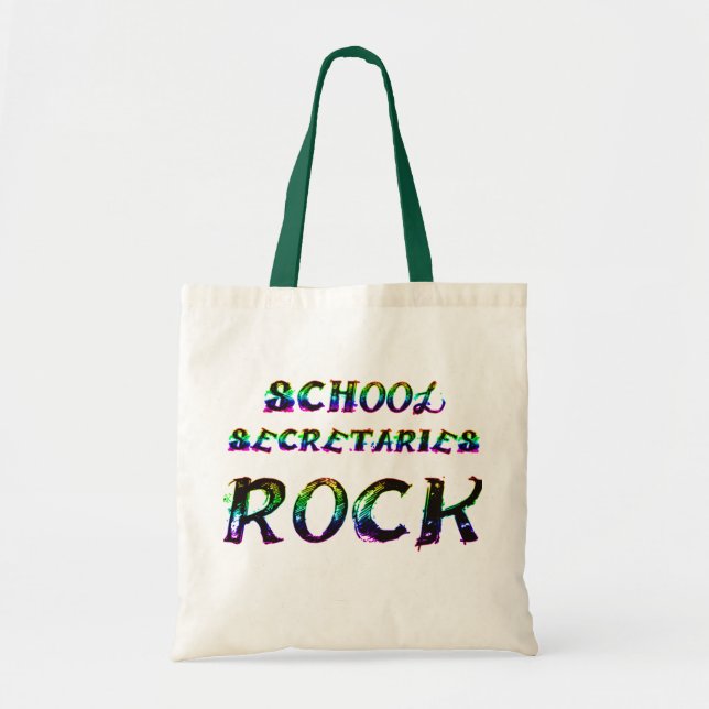 SCHULsekretäre ROCK Tragetasche (Vorne)