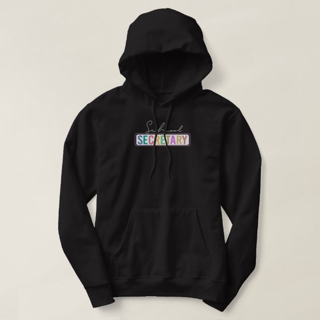 Schulsekretärin Hoodie (Design vorne)