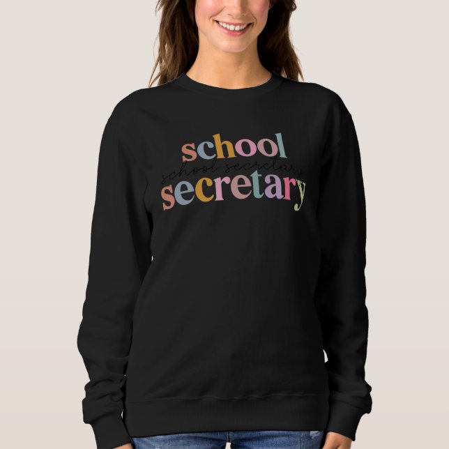 Schulsekretärin  Office Squad Administrative Assi Sweatshirt (Vorderseite)