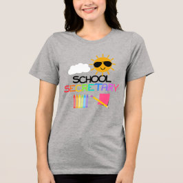 Schulsekretärin Tri-Blend Shirt