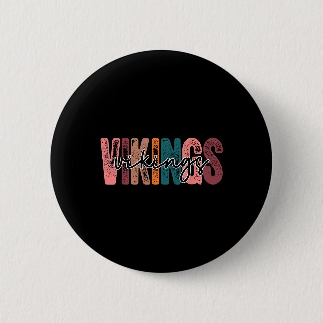 Schulsport Fan Team Spirit Button (Vorderseite)