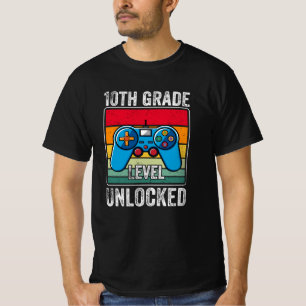 Schulstufe freigeschaltet Video-Spiel-Geschenk für T-Shirt