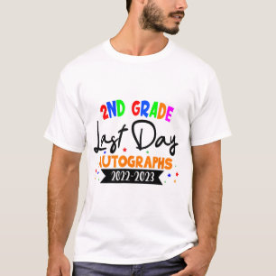 Schultag 2023 Abschluss der zweiten Klasse T-Shirt