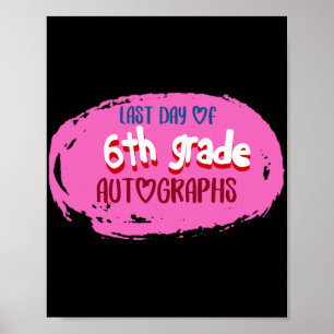 Schultag 6. Klasse Autograph Grundschule Poster